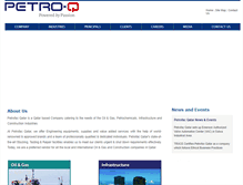 Tablet Screenshot of petrofac-qatar.com